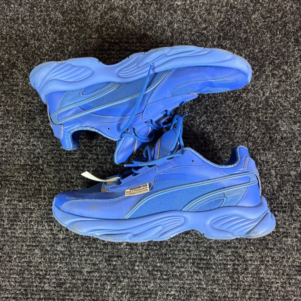 Puma Sneakers Mens Mercedes AMG Petronas RS-Connect Motorsport Blue Mesh Size 10